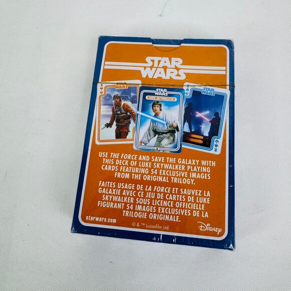 5 for $25| Star Wars Playing Cards Luke Skywalker Officially Licensed New Deck - Picture 4 of 5